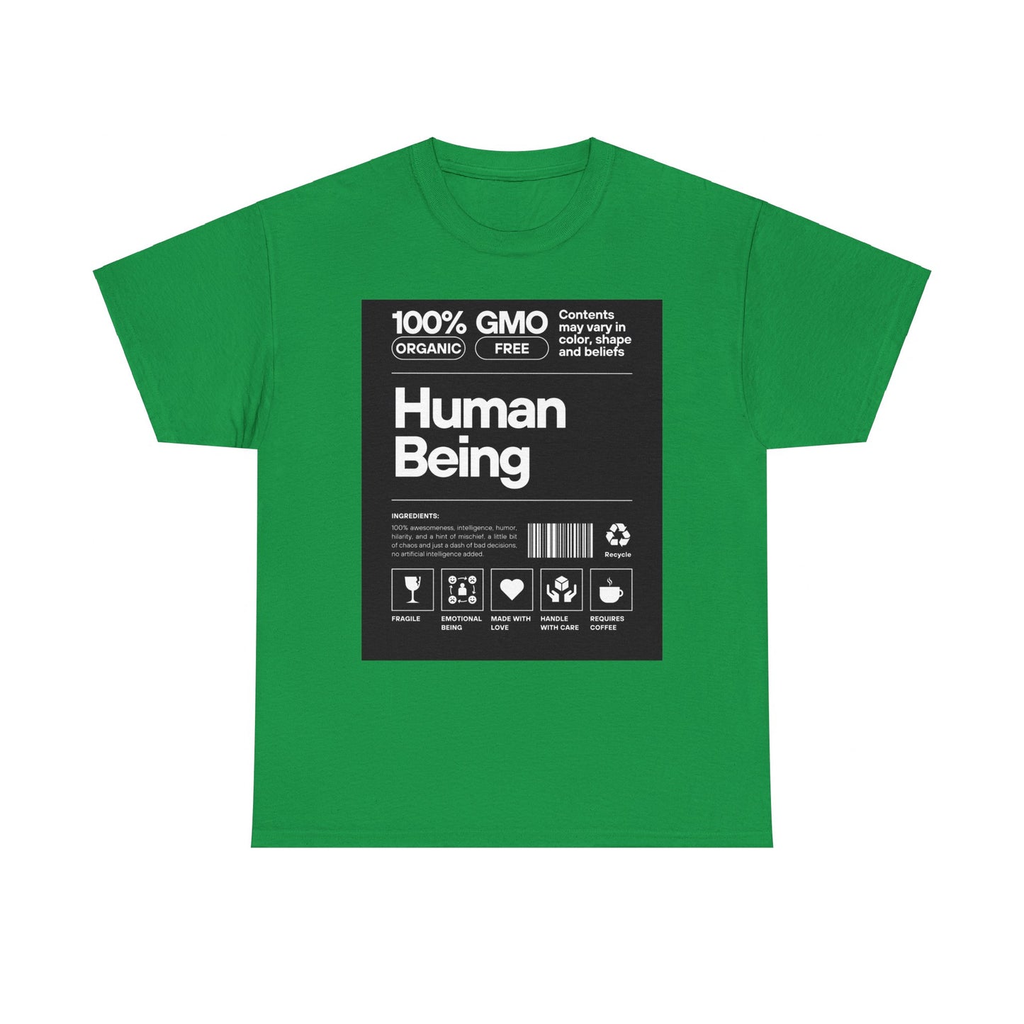 Human Being CREW Neck Tee Black Label