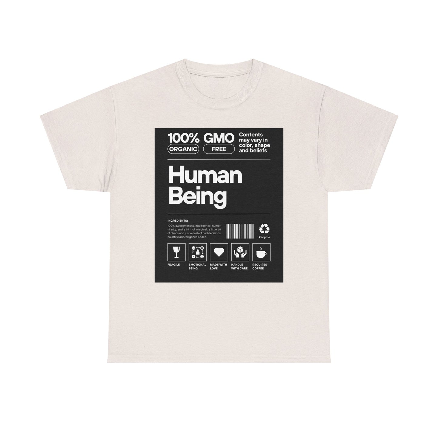 Human Being CREW Neck Tee Black Label