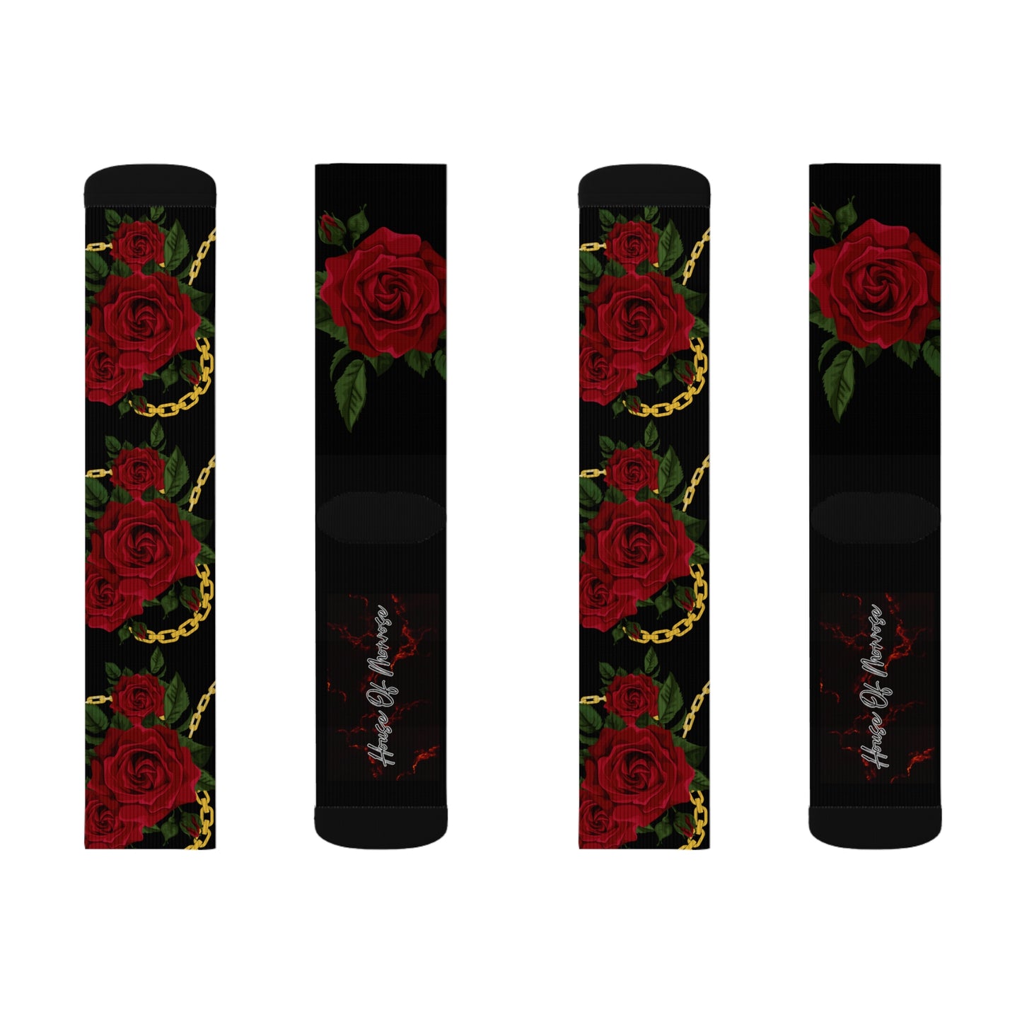 House Of Monrose Signature Roses Socks