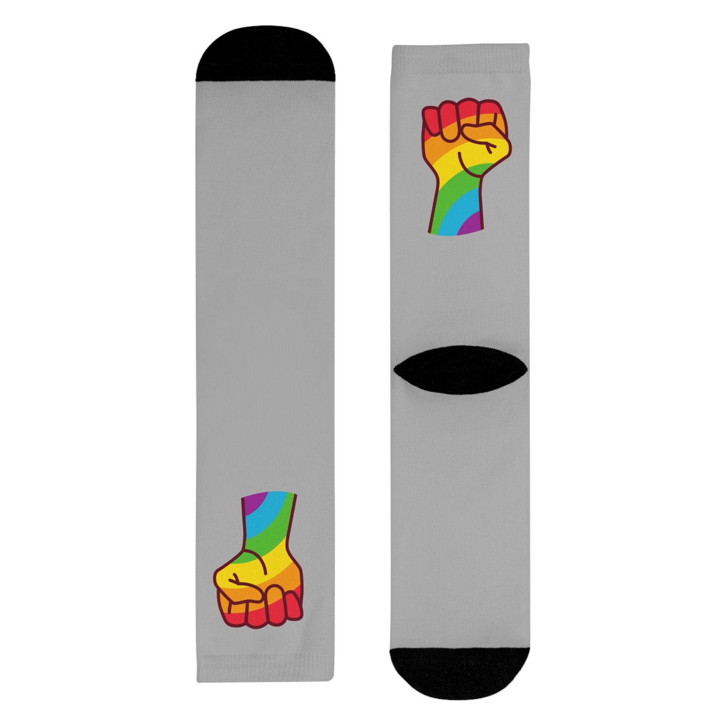 Pride Power Socks Grey