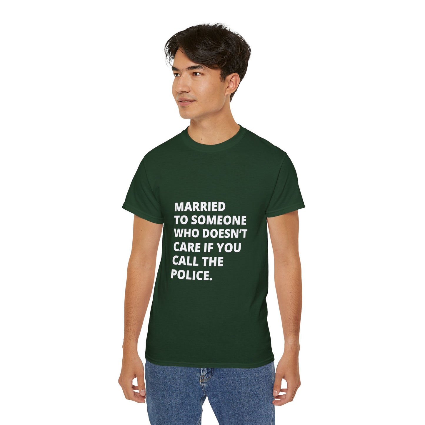 Married Couples Tee No Police Needed