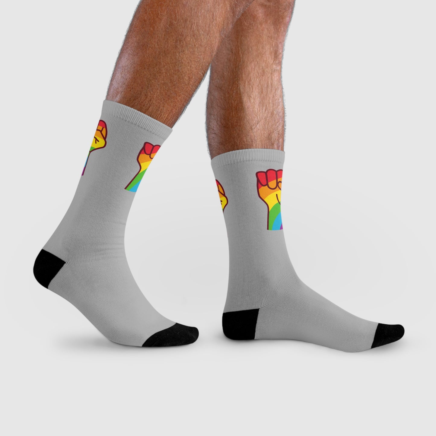 Pride Power Socks Grey