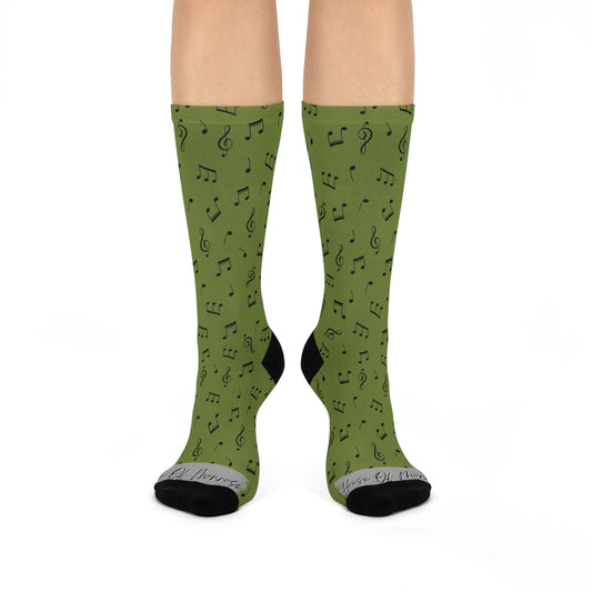 Green Music Socks