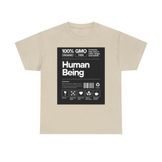 Human Being CREW Neck Tee Black Label