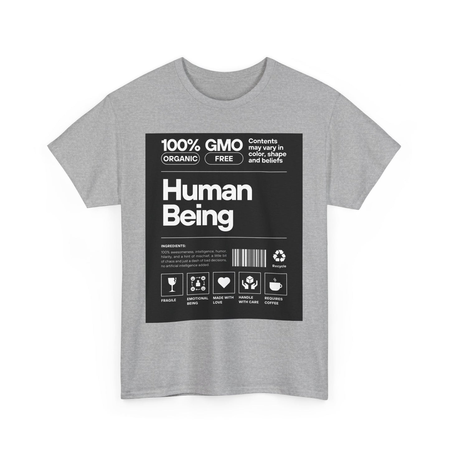 Human Being CREW Neck Tee Black Label