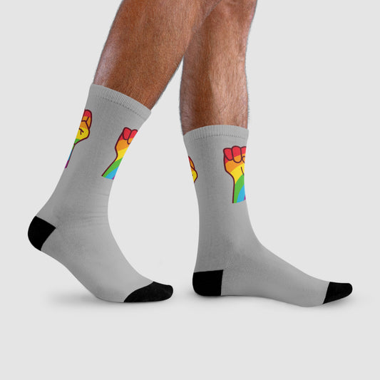 Pride Power Socks Grey