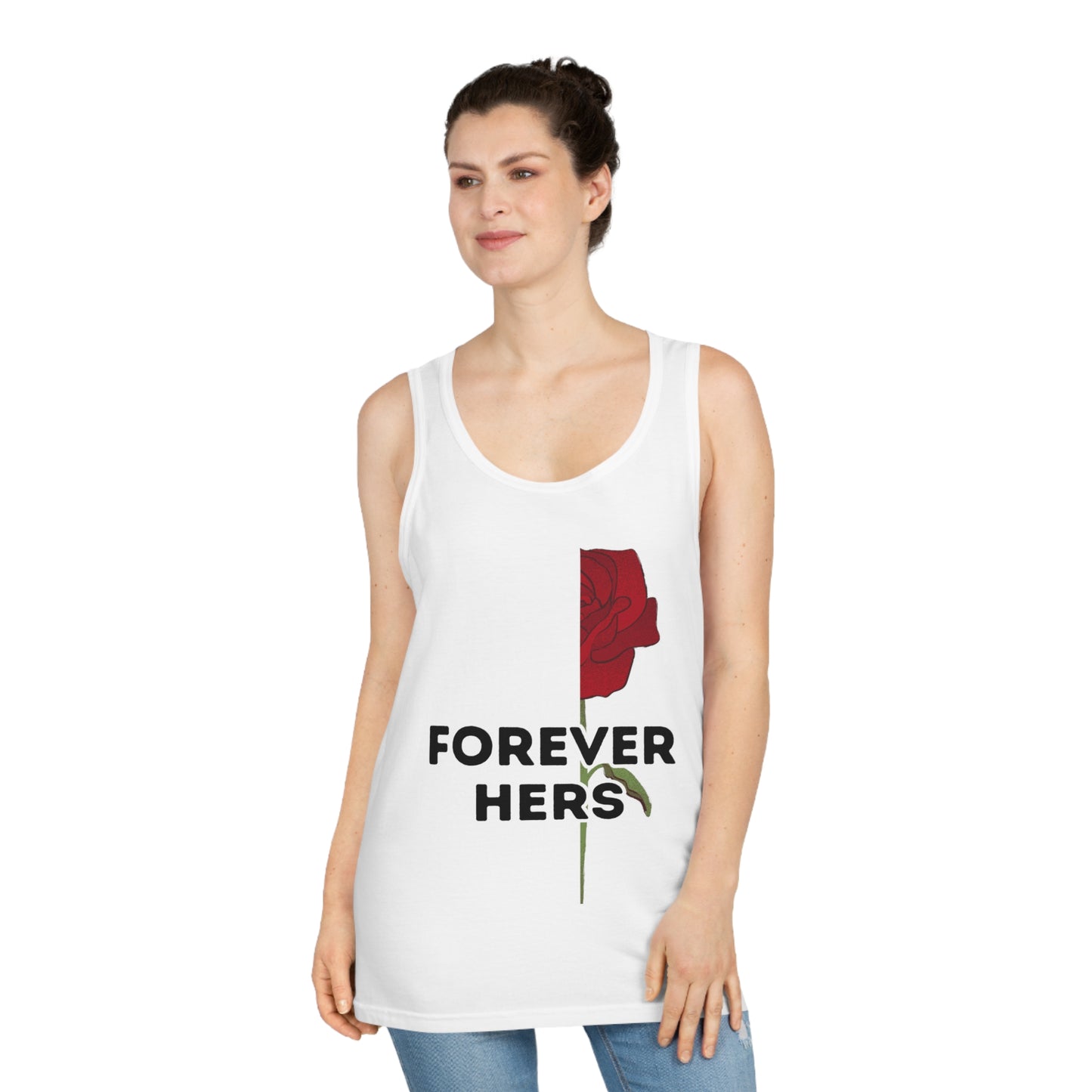 Forever Hers Couples Tank Left Side