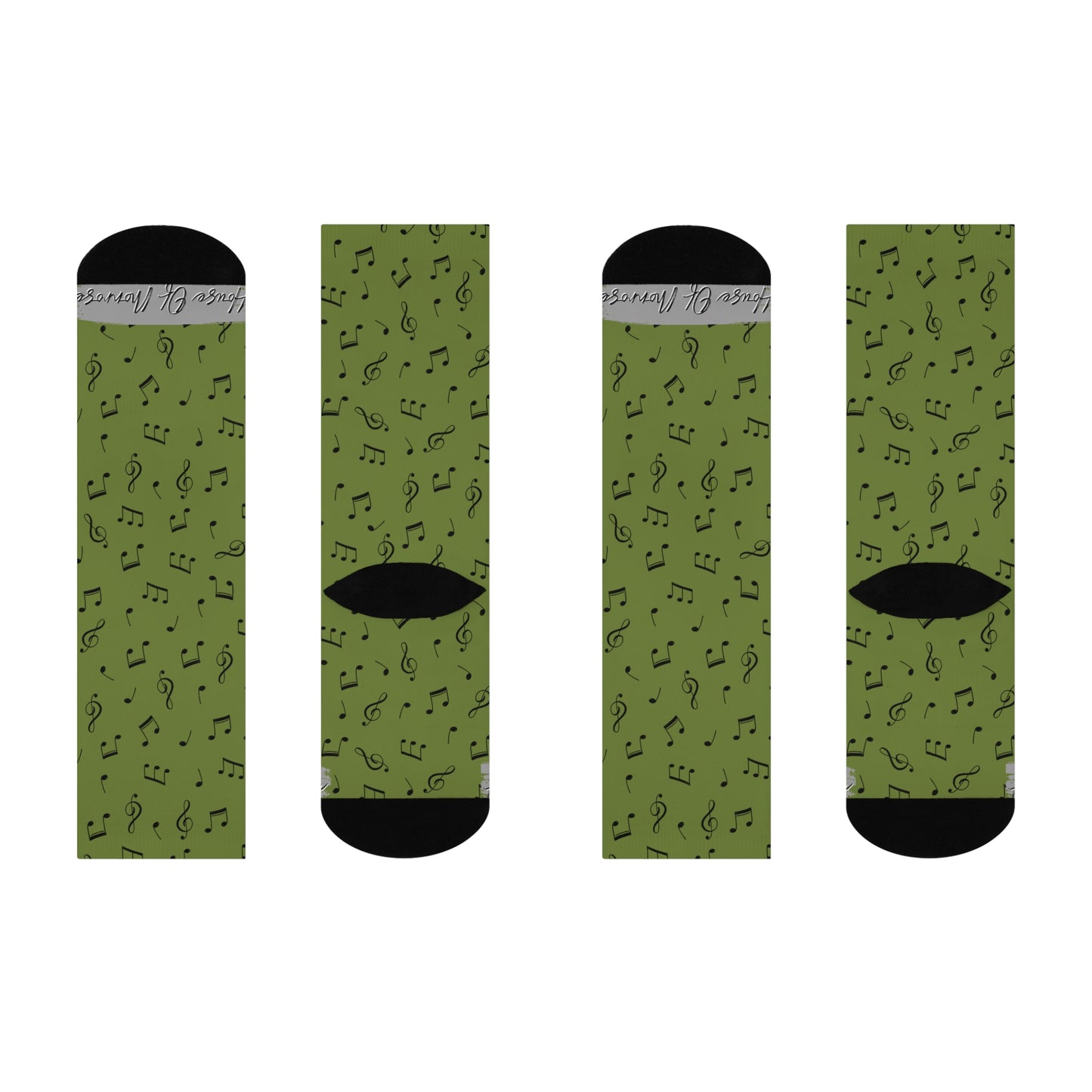 Green Music Socks