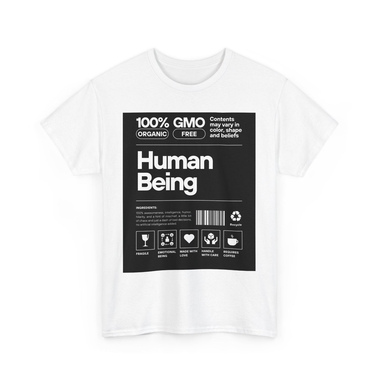 Human Being CREW Neck Tee Black Label