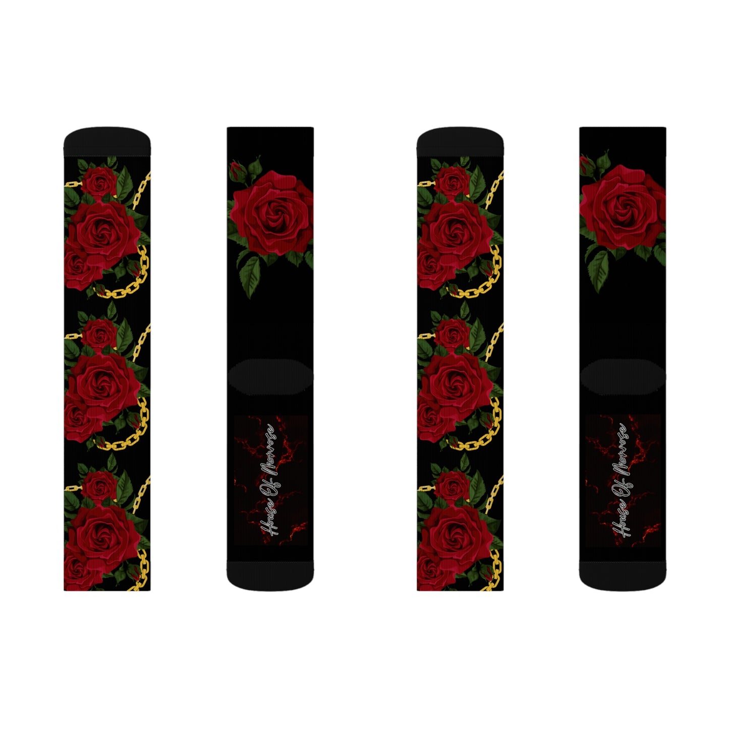 House Of Monrose Signature Roses Socks