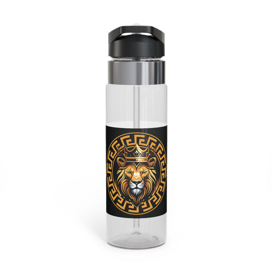 Black and Gold Lion Guzzler 20oz