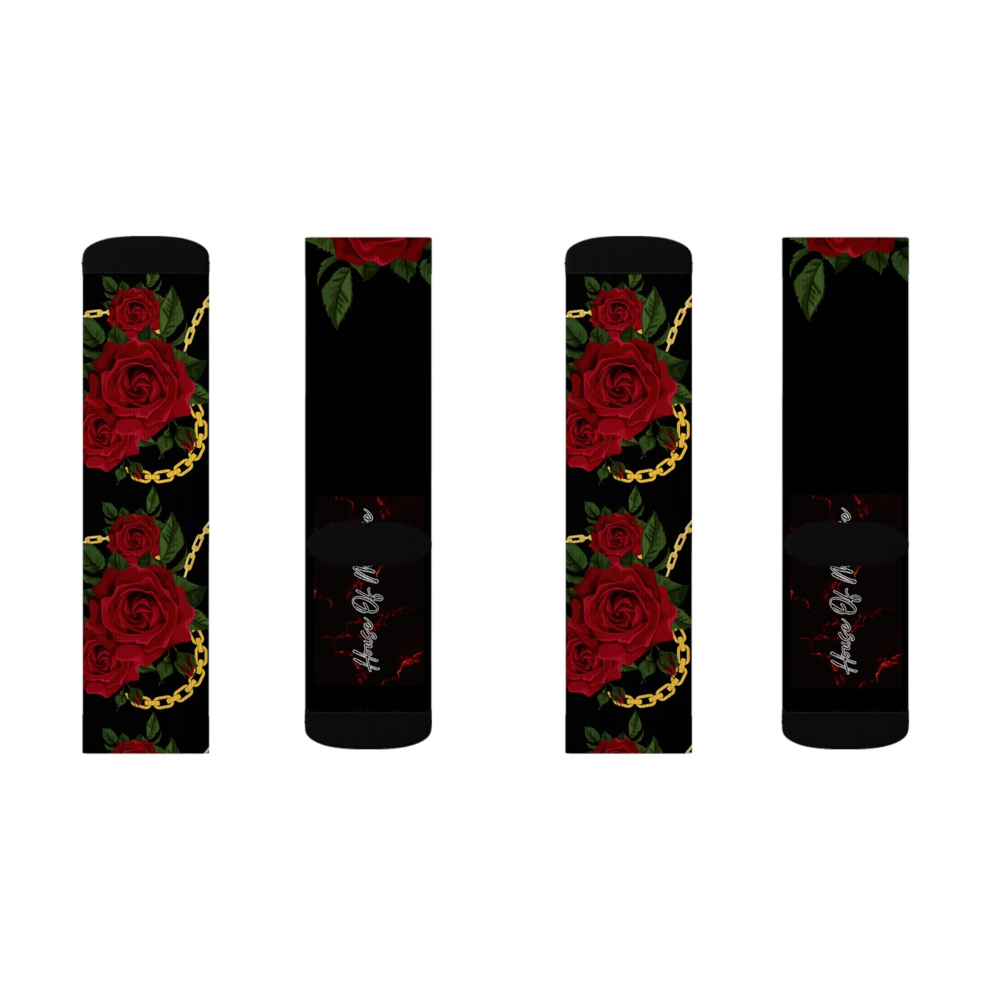 House Of Monrose Signature Roses Socks