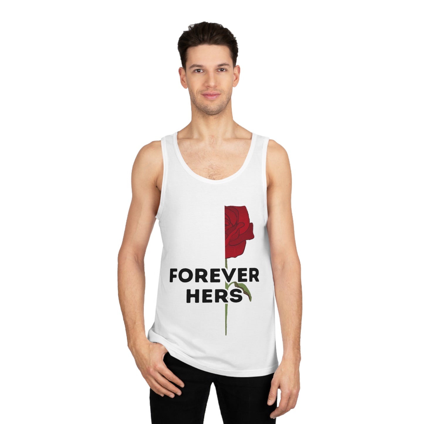 Forever Hers Couples Tank Left Side