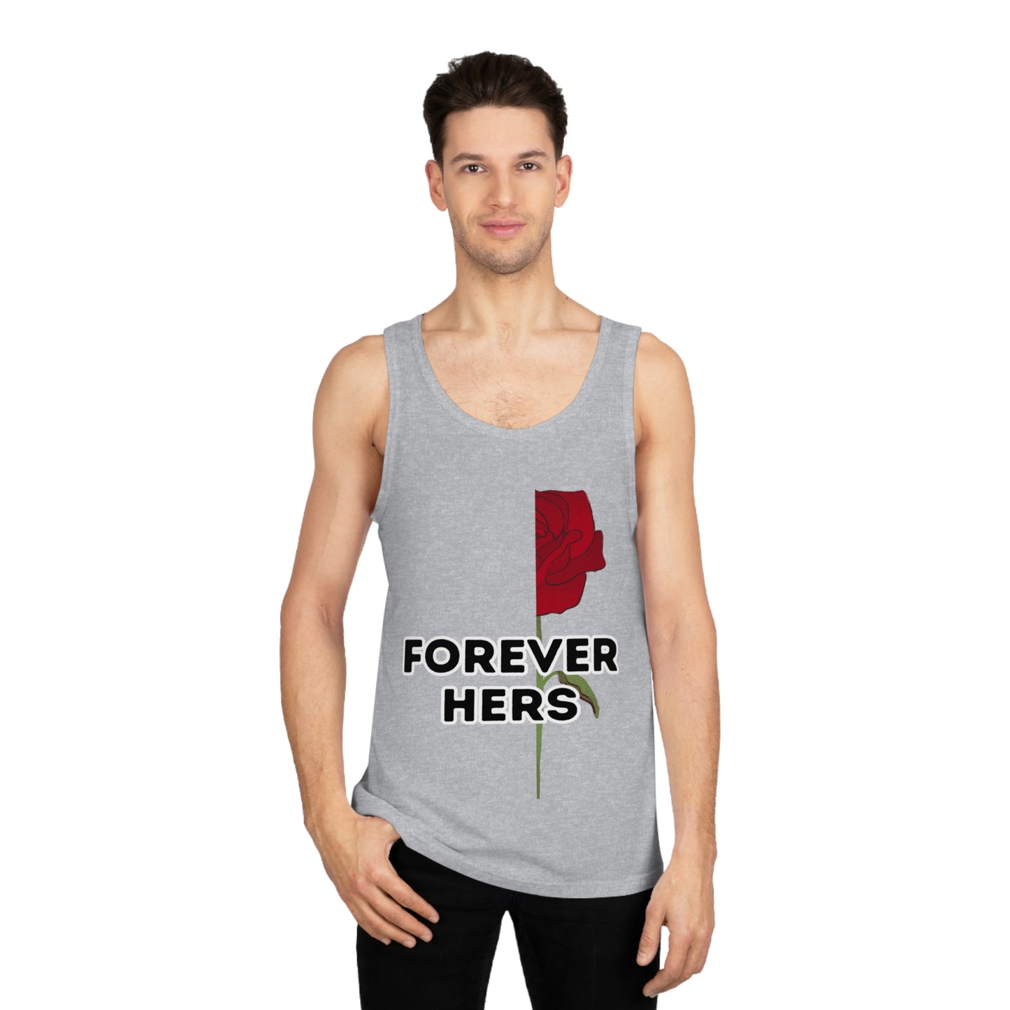 Forever Hers Couples Tank Left Side